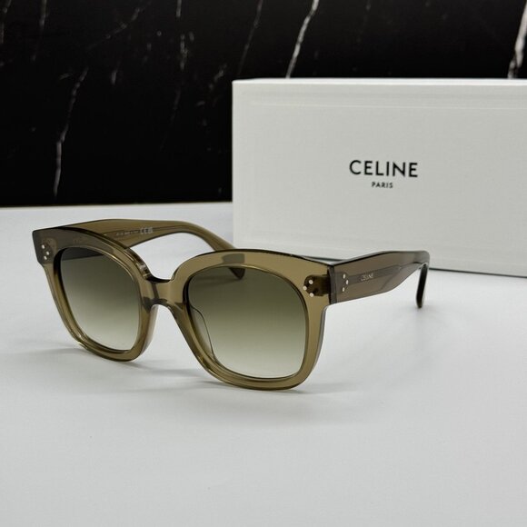 NEW CELINE CL4002UN 98P GREEN WOMEN SUNGLASSES CELINE - Picture 2 of 10